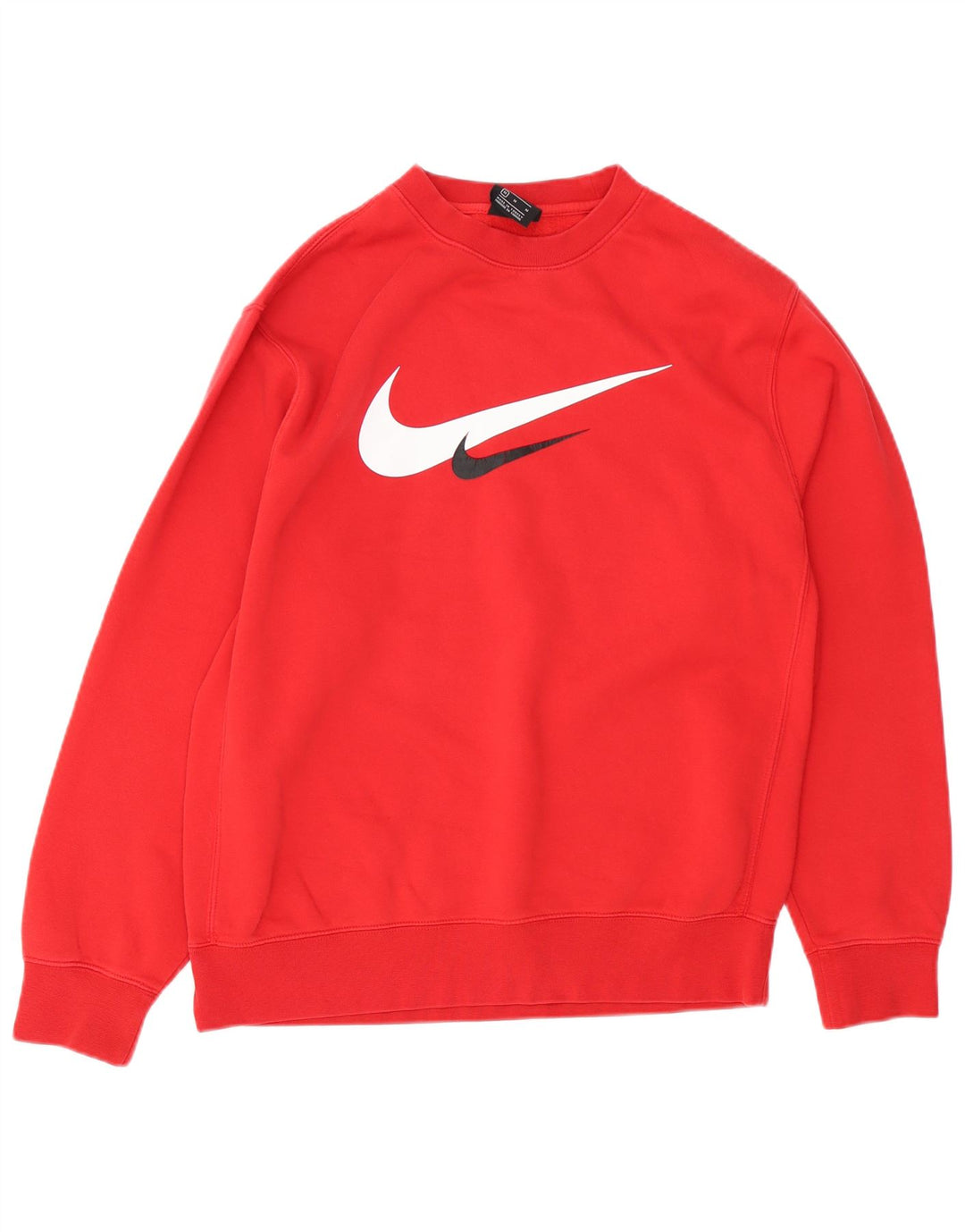 NIKE Sudadera con gráfico gráfico tipo jersey de algodón rojo mediano para hombre