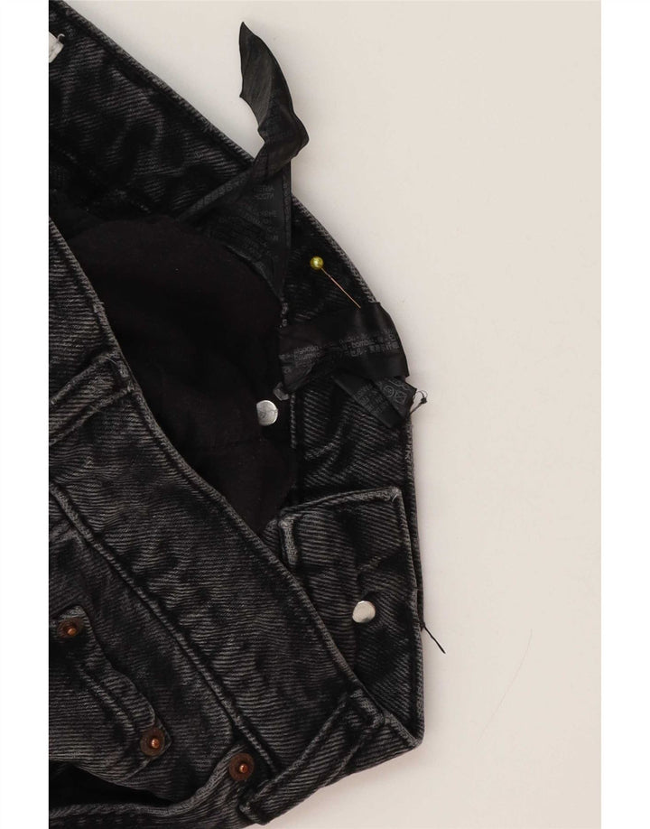 Zara Jeans rectos para mujer EU 36 Small W26 L33 Algodón gris