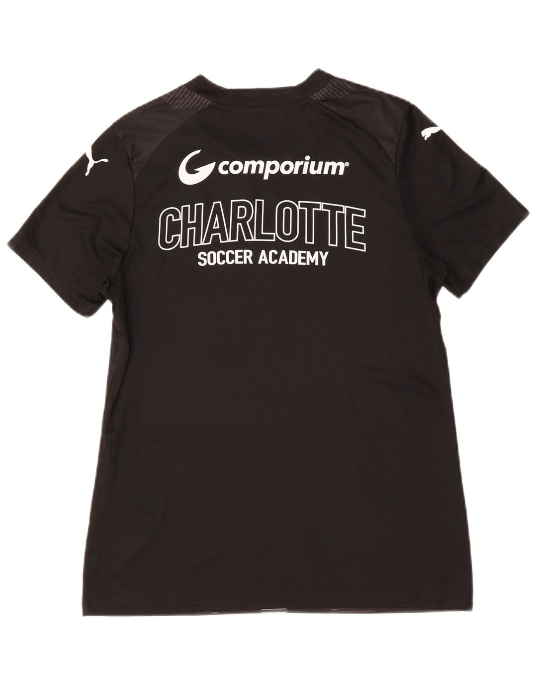 Puma Hombre Carolina Graphic Camiseta Top Mediano Negro Geométrico