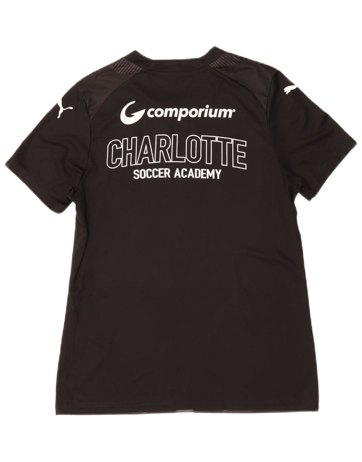 Puma Hombre Carolina Graphic Camiseta Top Mediano Negro Geométrico