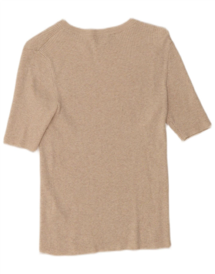 Marks & Spencer Camiseta para mujer Top UK 42 Viscosa beige mediana
