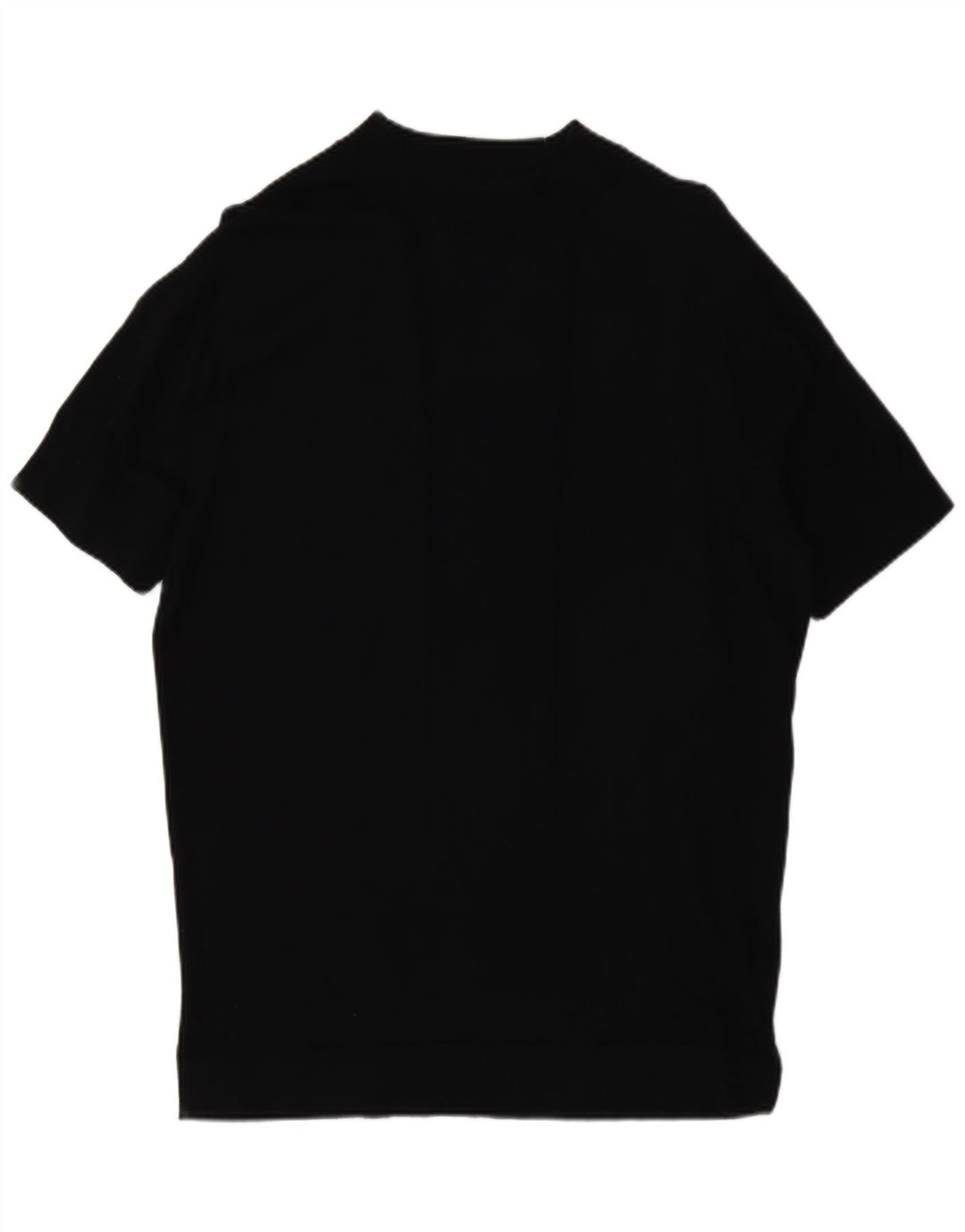 Zara Hombre Camiseta Top XL Algodón Negro