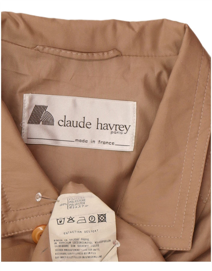 Claude Havrey Abrigo extragrande con doble botonadura para mujer EU 52 4XL Marrón