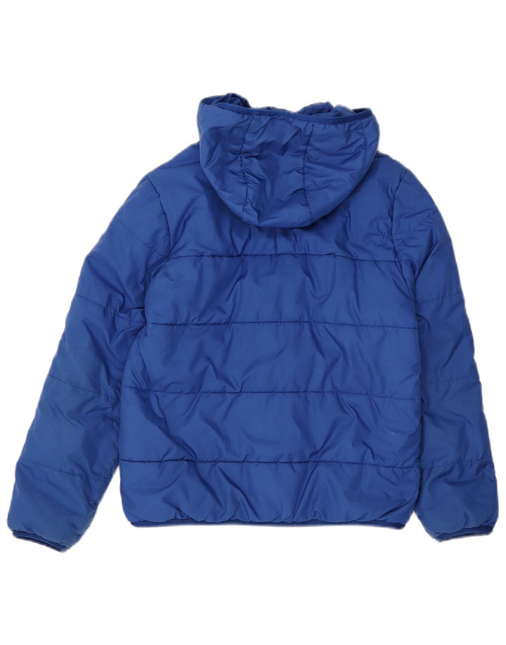 Adidas Chaqueta acolchada con capucha para niño 10-11 años Azul Poliéster