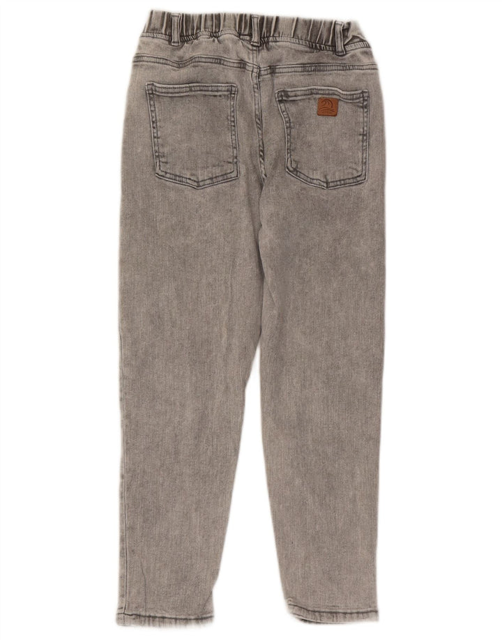 Zara Vaqueros Slim para Niños 9-10 Años W26 L23 Gris