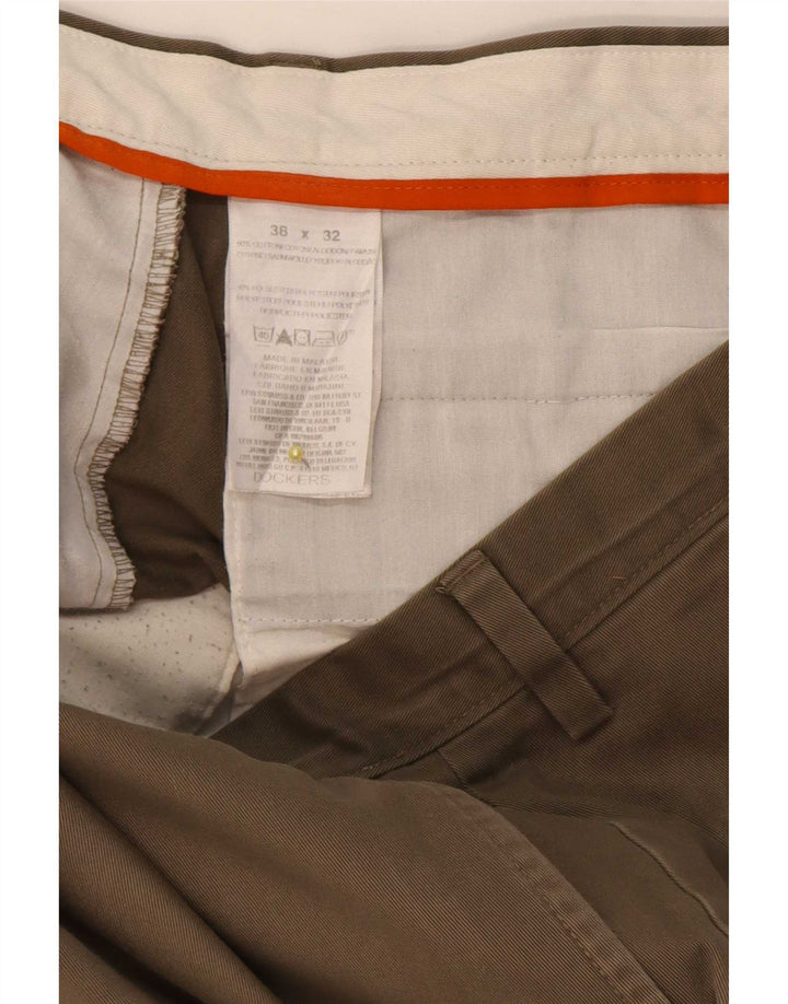Dockers Pantalones Cargo Rectos Para Hombre W38 L32 Algodón Caqui