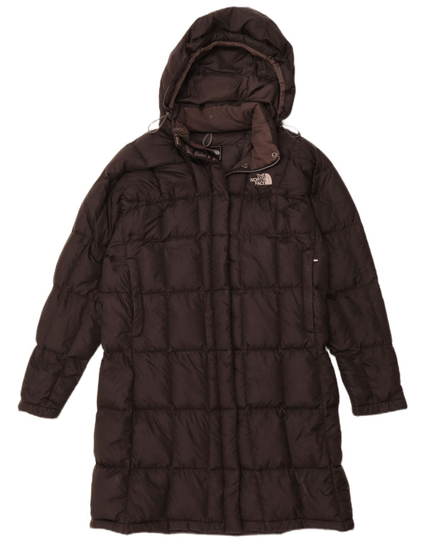 THE NORTH FACE Abrigo acolchado con capucha para mujer UK 40 Large Nylon negro