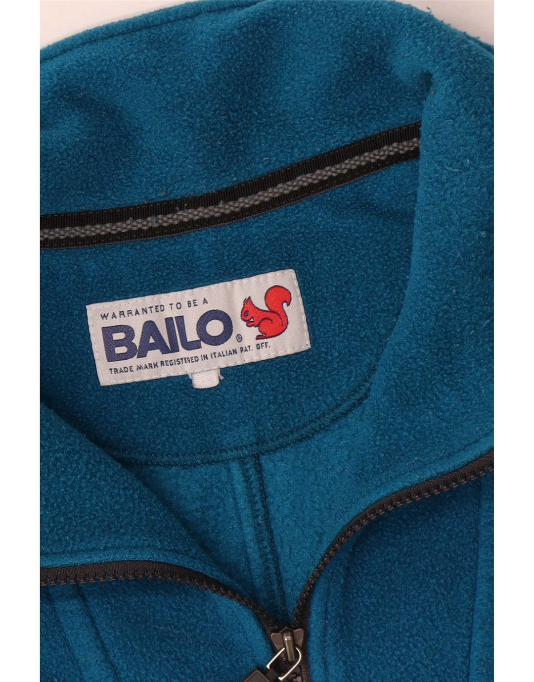 Bailo Hombre Jersey De Forro Polar Con Cremallera Y Cuello Grande Poliéster Azul