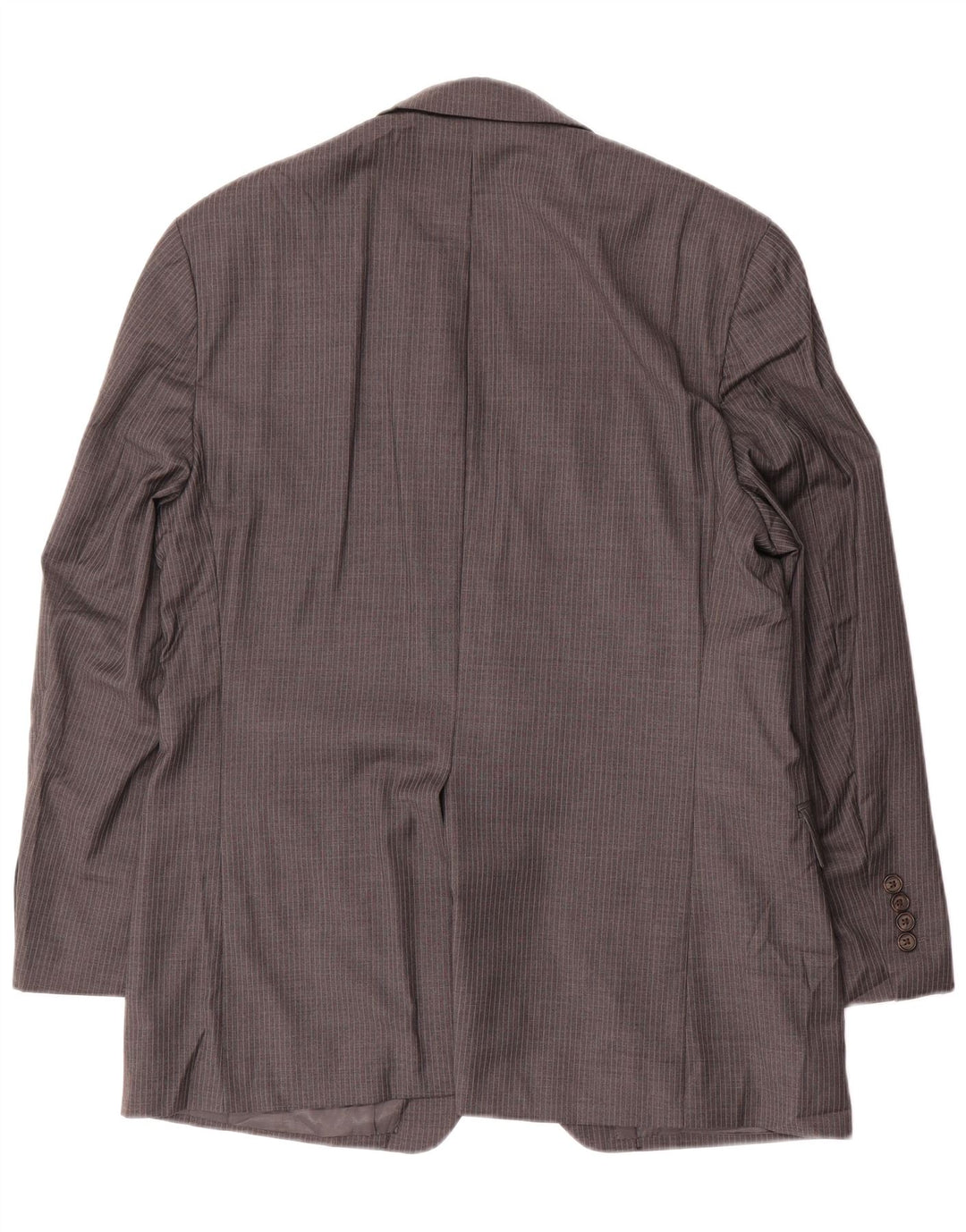 Ralph Lauren Chaqueta tipo blazer de 2 botones para hombre Reino Unido 40 Grande Gris Lana a rayas