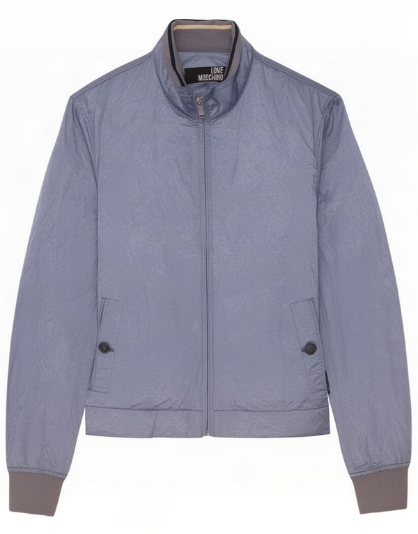 Moschino Chaqueta Bomber Hombre IT 52 XL Algodón Azul
