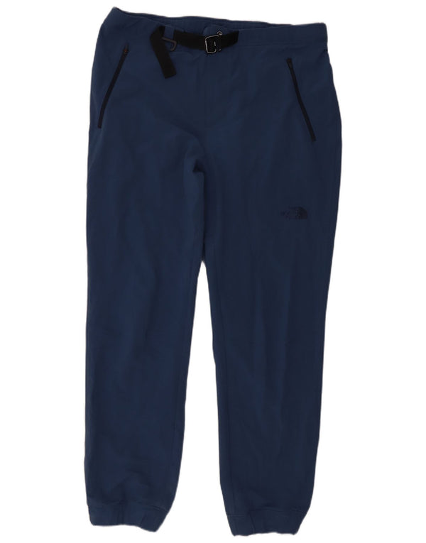 The North Face Joggers para hombre pantalones casuales grandes W36 L30 poliéster azul