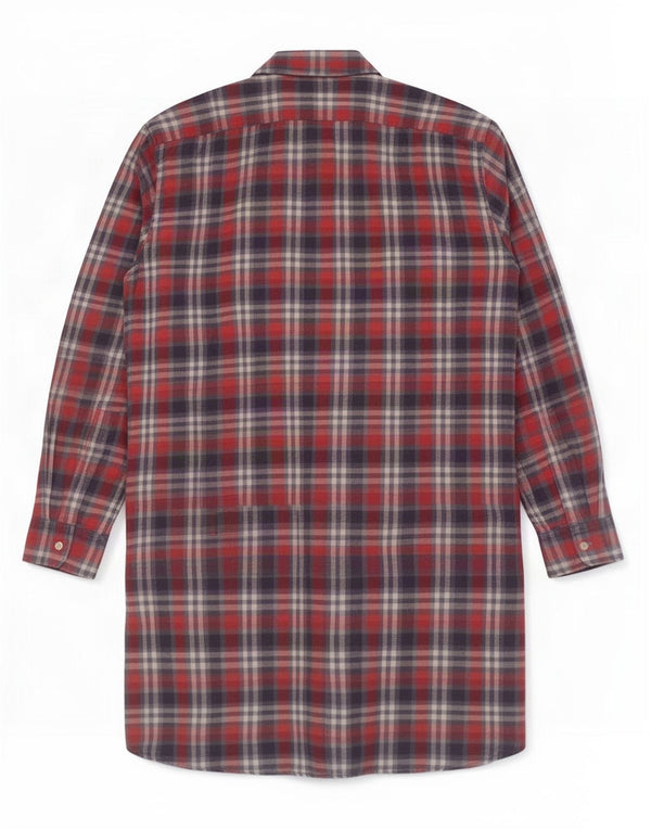 Engelbert Strauss Mens Long Flannel Shirt XL Multicoloured Plaid Cotton