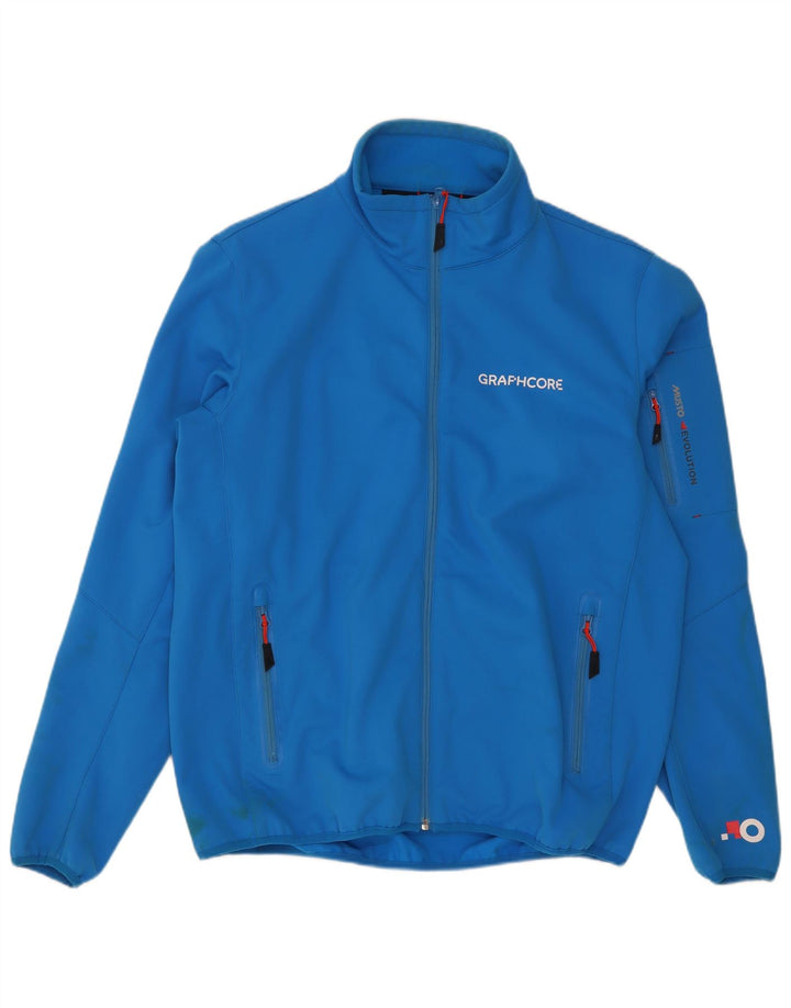 Musto Mens Chándal Top Chaqueta Grande Poliéster Azul