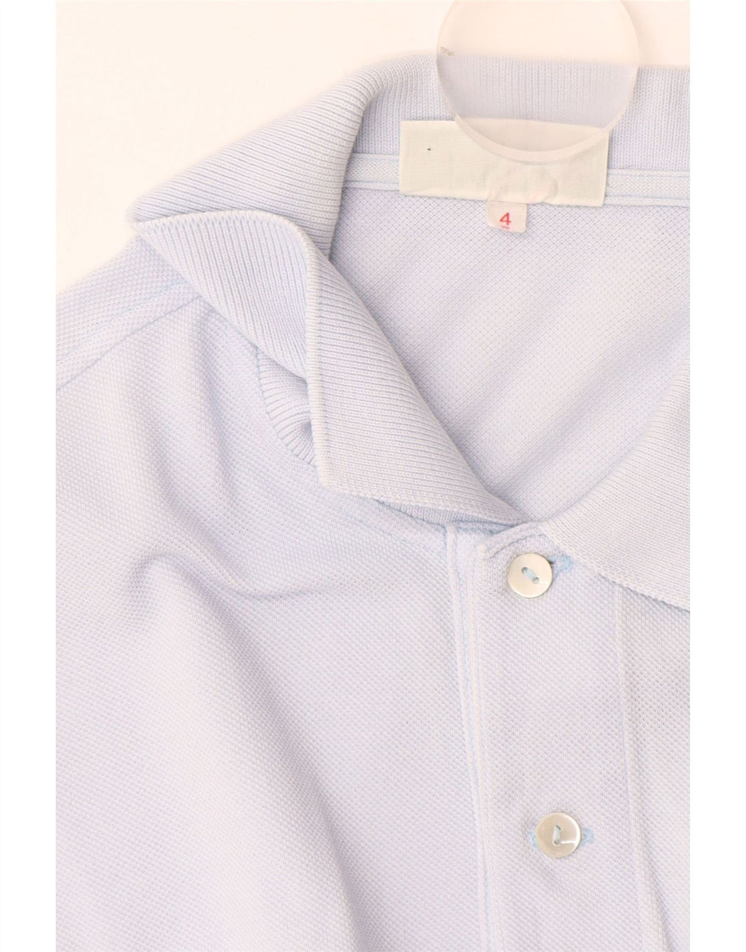 Polo Lacoste para hombre talla 4 algodón azul medio