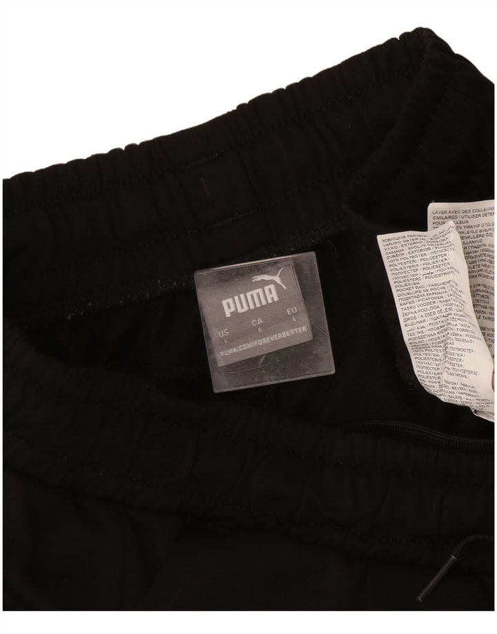 Puma Pantalones De Chándal Para Hombre Joggers Large Negro Poliéster