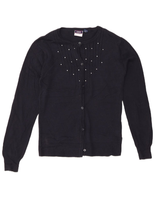 IZOD Cárdigan Niña 15-16 Años XL Azul Marino Algodón