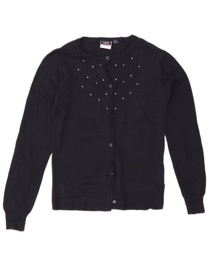 IZOD Cárdigan Niña 15-16 Años XL Azul Marino Algodón