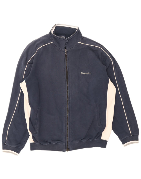 Champion Chaqueta de chándal para hombre XL Azul marino Colorblock