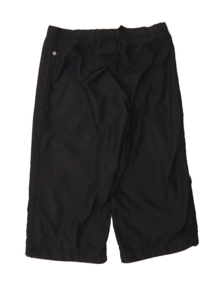 NIKE Womens Capri Tracksuit Trousers UK 10/12 Medium Black Polyester Vintage Nike and Second-Hand Nike from Messina Hembry 