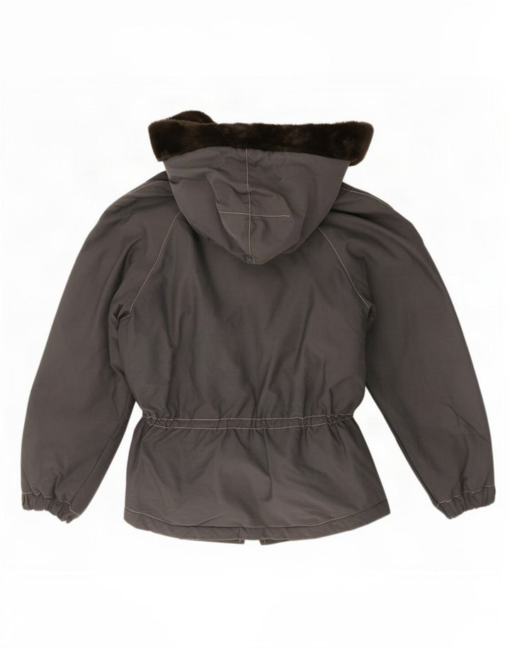 Chaqueta de esquí con capucha para mujer Post Card IT 42 Nylon gris medio
