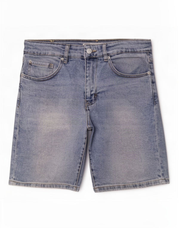 Zara Mens Shorts De Mezclilla EU 40 Medium W31 Azul