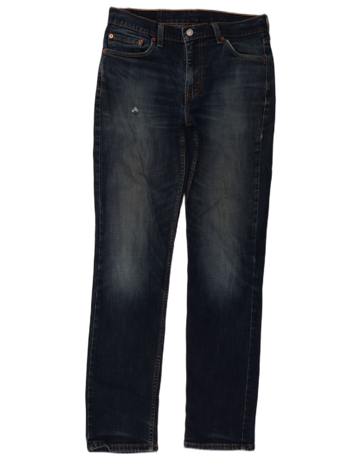 Levi's Hombre 511 Slim Jeans W32 L34 Algodón Azul Marino