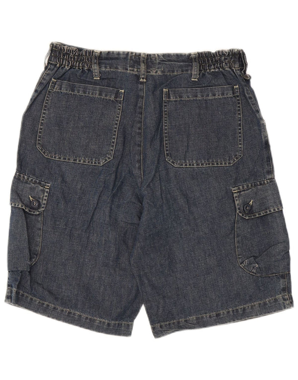 Trussardi Shorts Cargo De Mezclilla Hombre IT 48 Medium W30 Algodón Azul