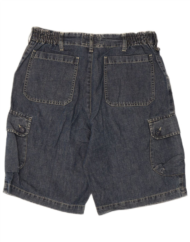 Trussardi Shorts Cargo De Mezclilla Hombre IT 48 Medium W30 Algodón Azul