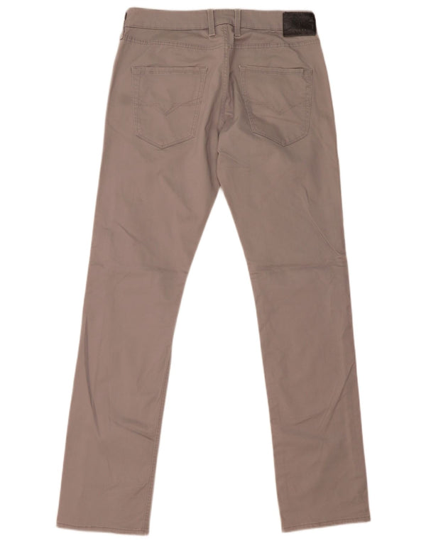 Guess Mens Vermont Slim Tapered Casual Pantalones W32 L34 Algodón Gris