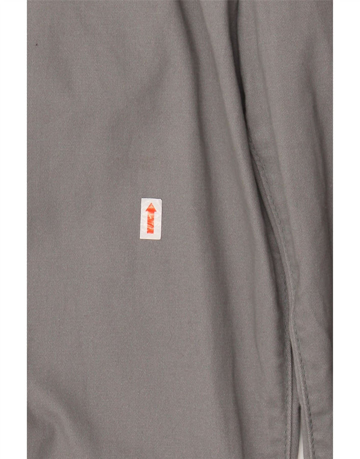 LEE Pantalones cortos rectos y ajustados para hombre W34 L24 Algodón gris