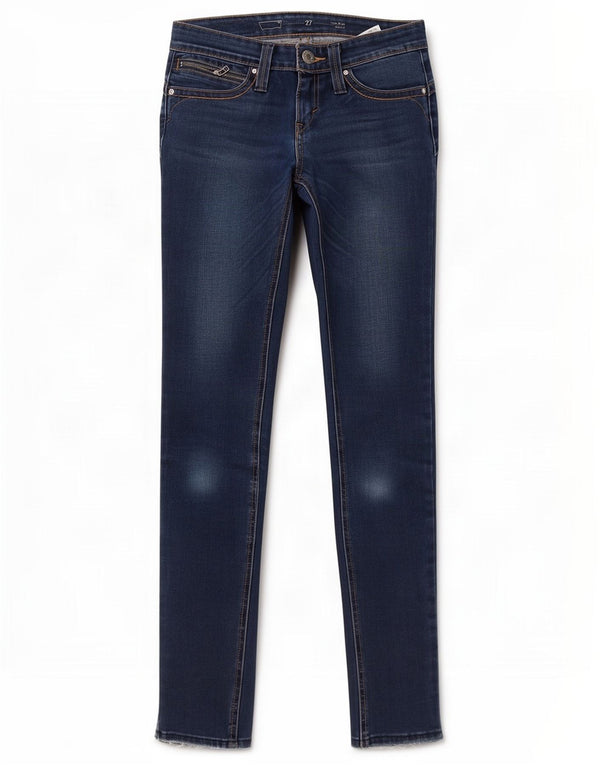 Levi's Vaqueros pitillo de cintura baja para mujer W27 L31 Algodón azul marino