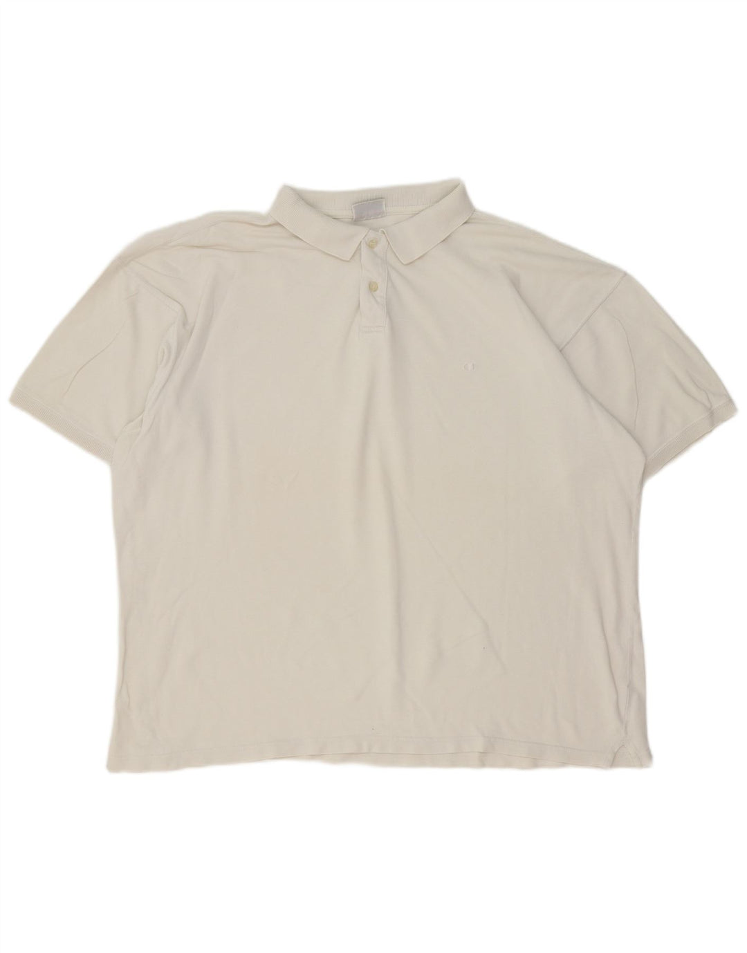Champion Polo Hombre 2XL Algodón Blanco