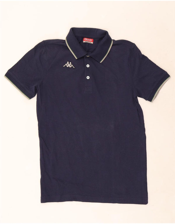 Polo Kappa Hombre Algodón Azul Marino Mediano