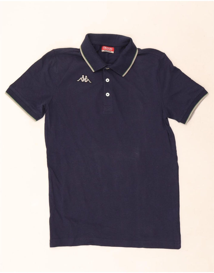 Polo Kappa Hombre Algodón Azul Marino Mediano