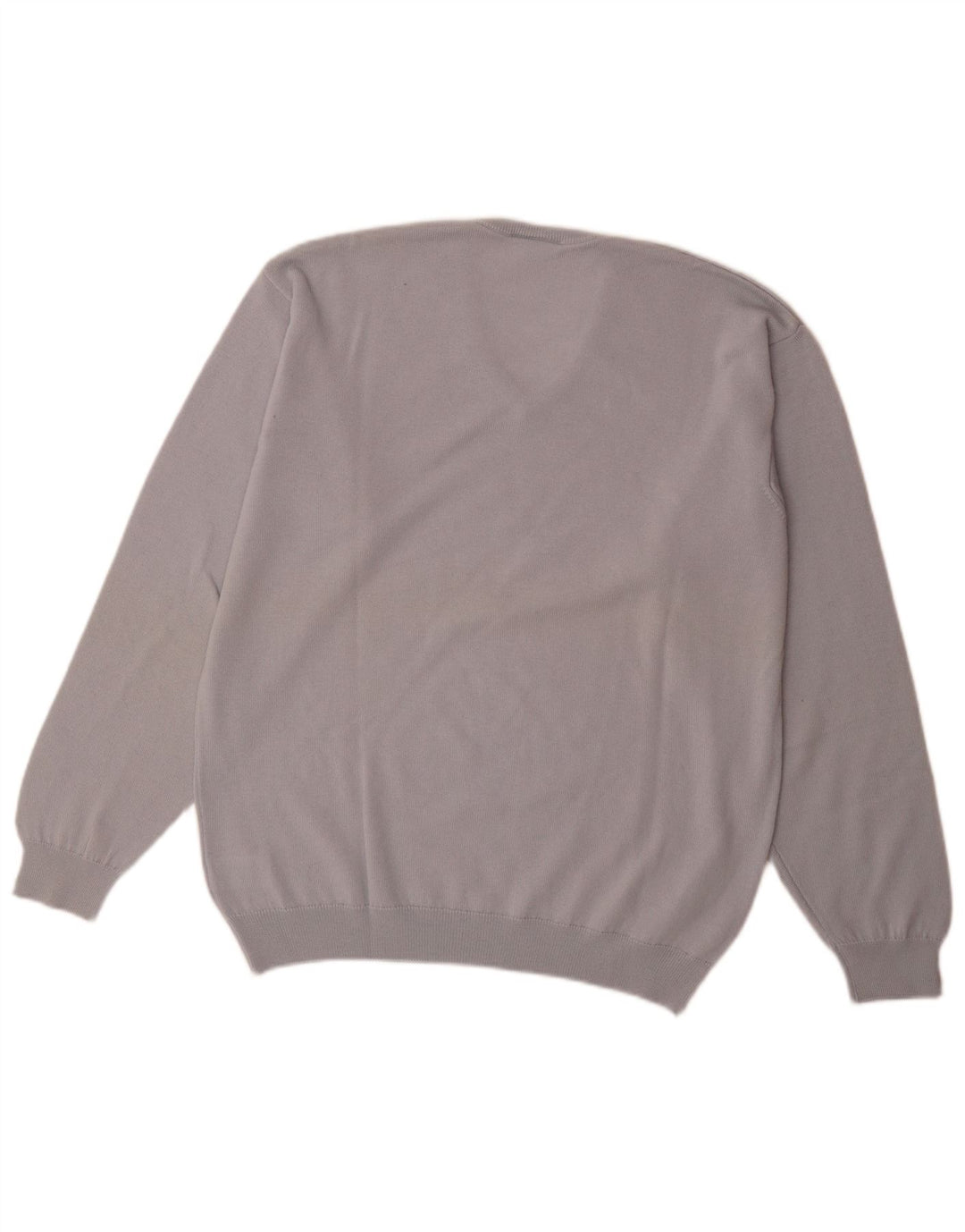 Lacoste - Jersey con cuello en V para hombre, talla 5, lana virgen azul grande