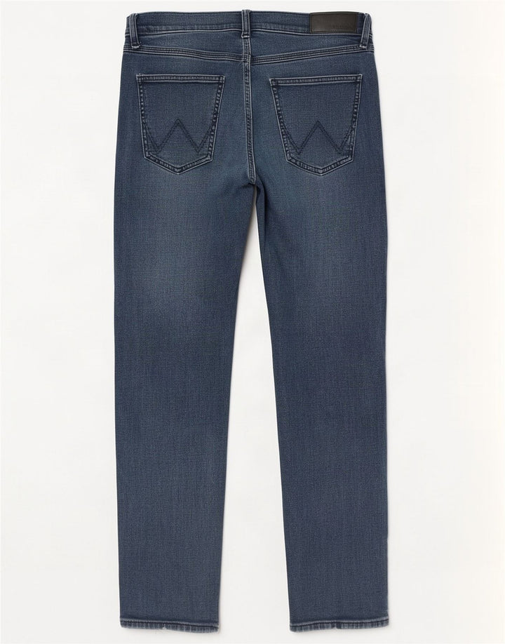 Vaqueros Wrangler Hombre Slim W32 L32 Algodón Azul Marino