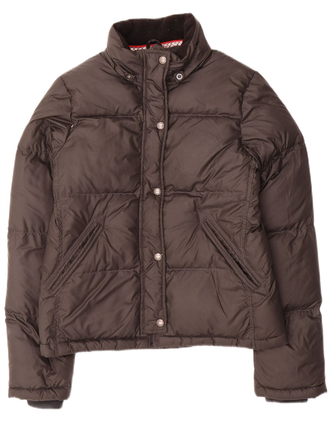 RALPH LAUREN Chaqueta acolchada para mujer UK 14 Grande Poliéster negro