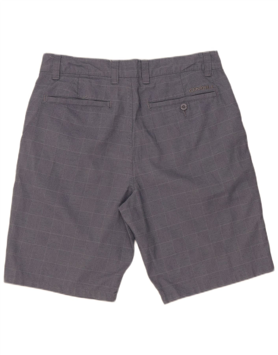 O'Neill Pantalones cortos chinos para hombre W32 Poliéster a cuadros azul medio