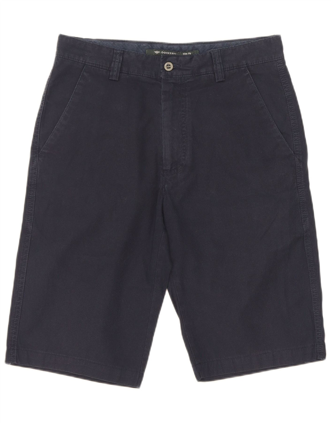 Dockers Pantalones cortos chinos ajustados para hombre W30 Medium Navy Blue