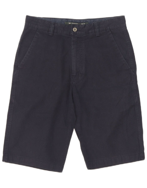 Dockers Mens Slim Fit Chino Shorts W30 Medium Navy Blue