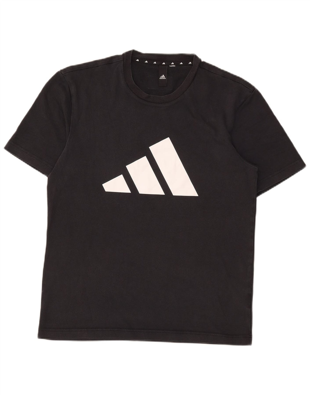 Adidas - Camiseta gráfica para hombre, talla mediana, algodón negro