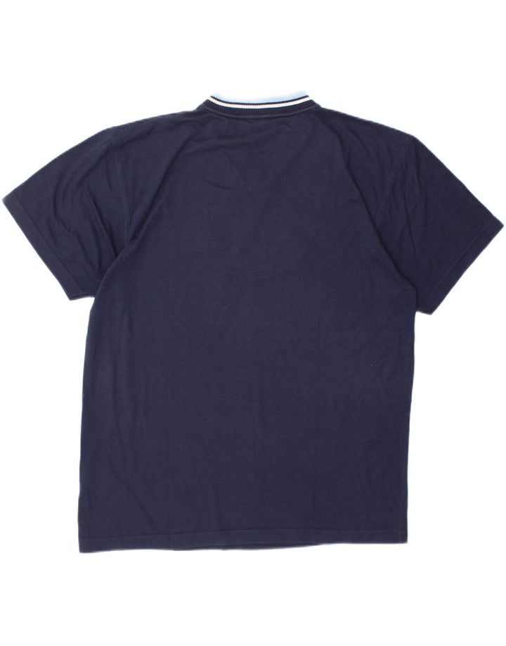 PUMA Camiseta gráfica para hombre Top grande de algodón azul marino