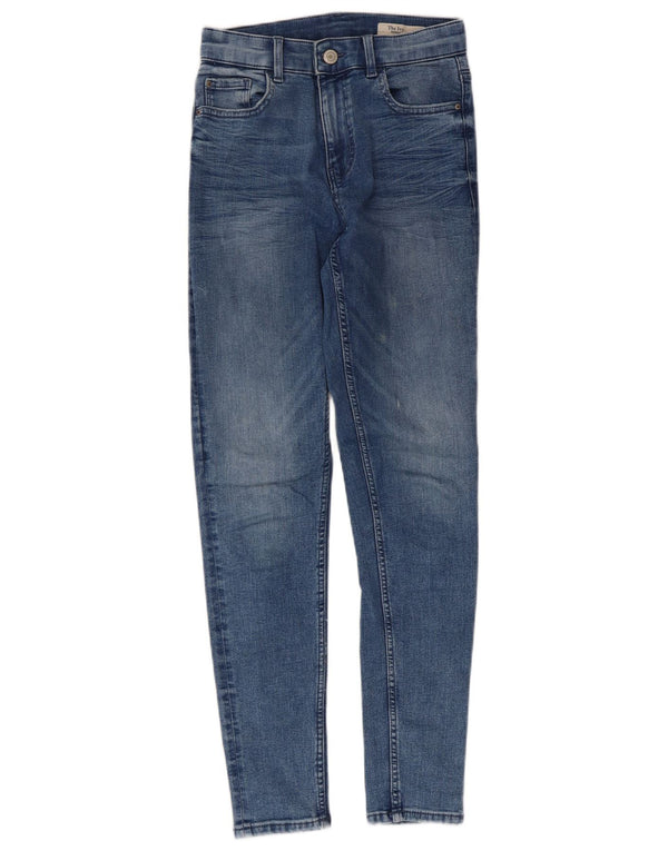Marks & Spencer Jeans ajustados The Ivy para mujer UK 8 Small W24 L28 Algodón azul