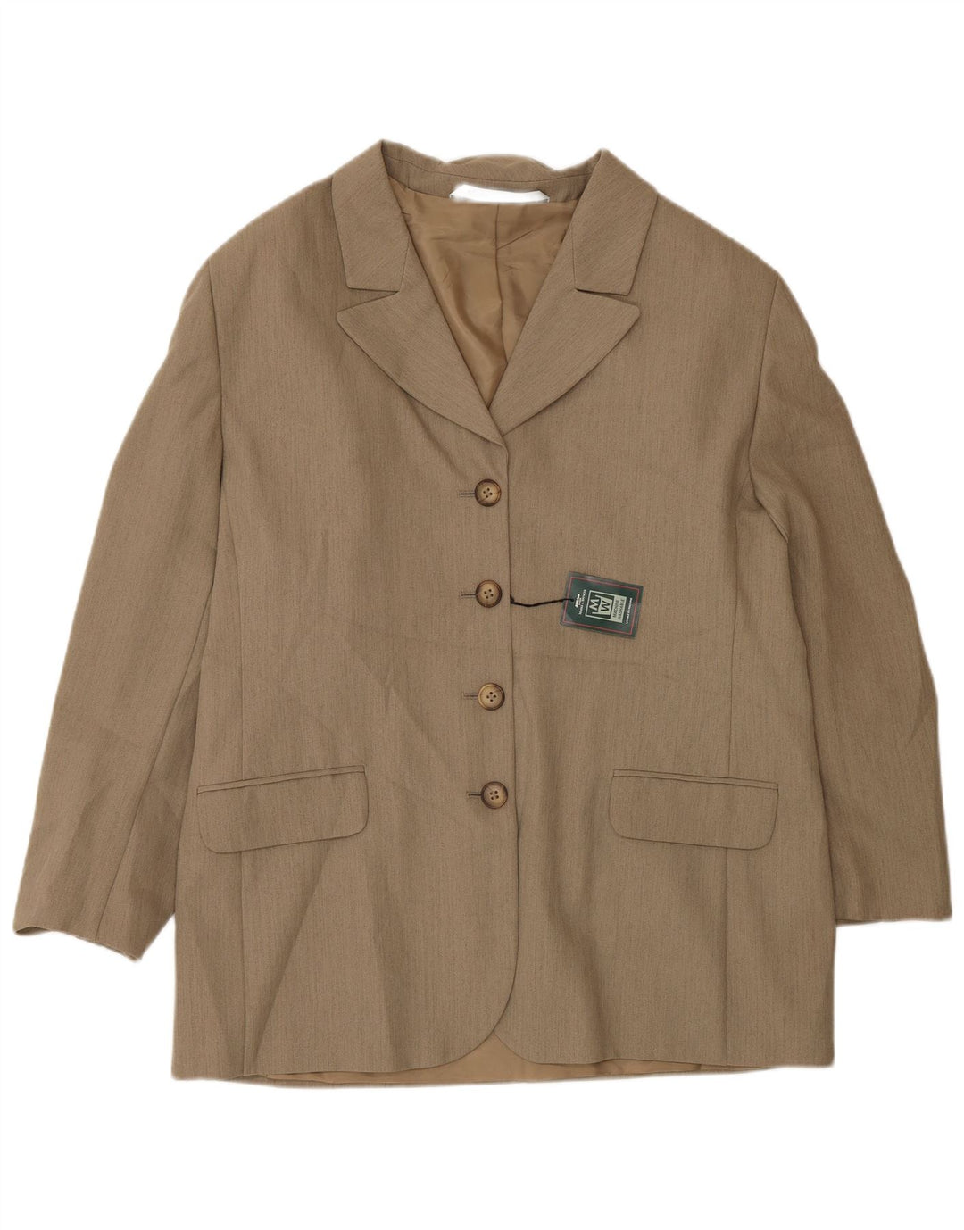 Marks & Spencer Chaqueta tipo blazer de 4 botones St. Michael para mujer UK 40 XL Marrón