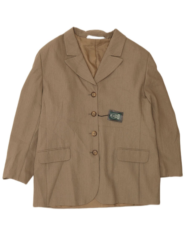 Marks & Spencer Chaqueta tipo blazer de 4 botones St. Michael para mujer UK 40 XL Marrón