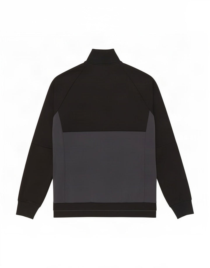 Adidas Hombre Chándal Top Chaqueta Mediano Negro Colorblock Poliéster