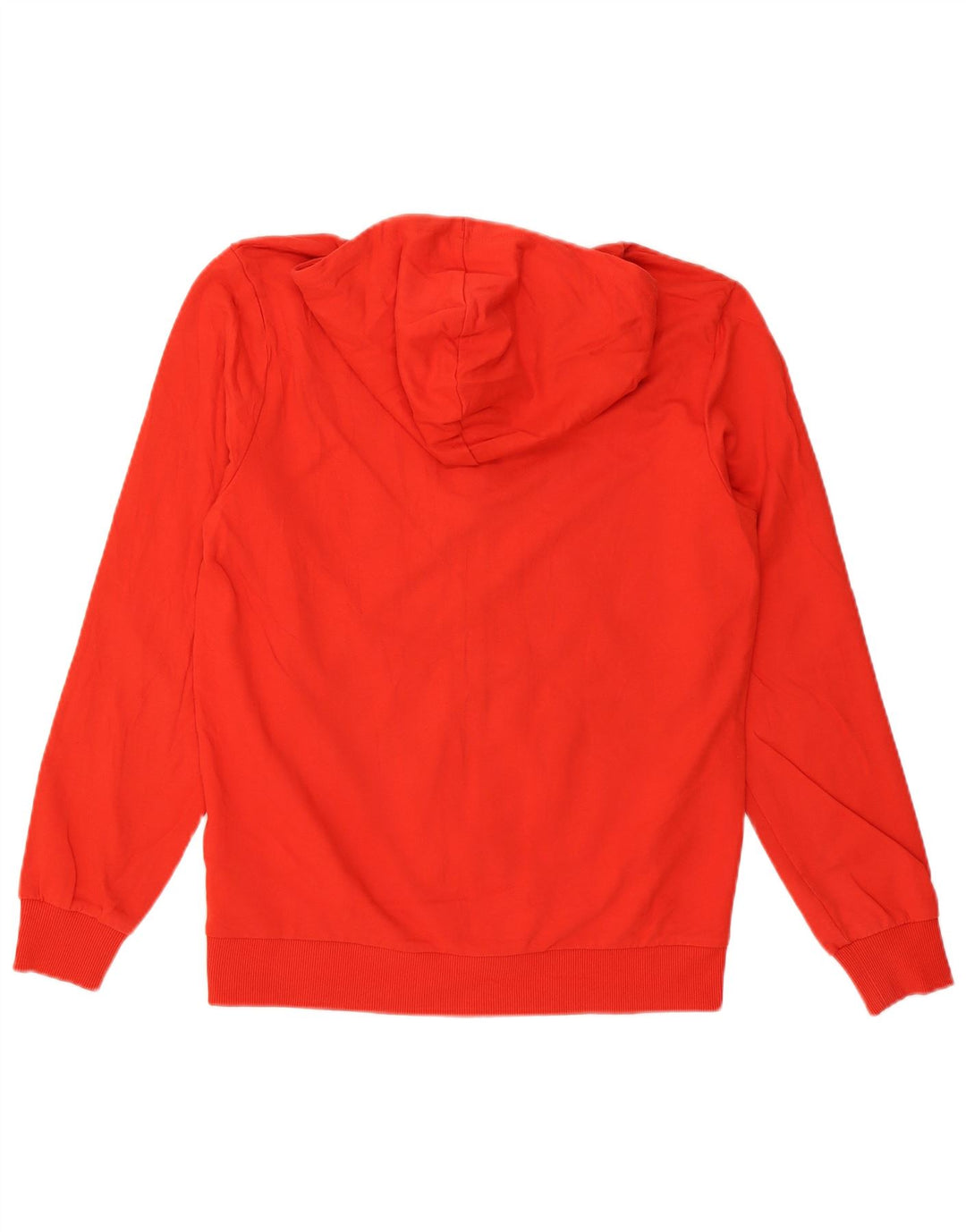 Puma Sudadera con capucha y cremallera para hombre de algodón rojo mediano