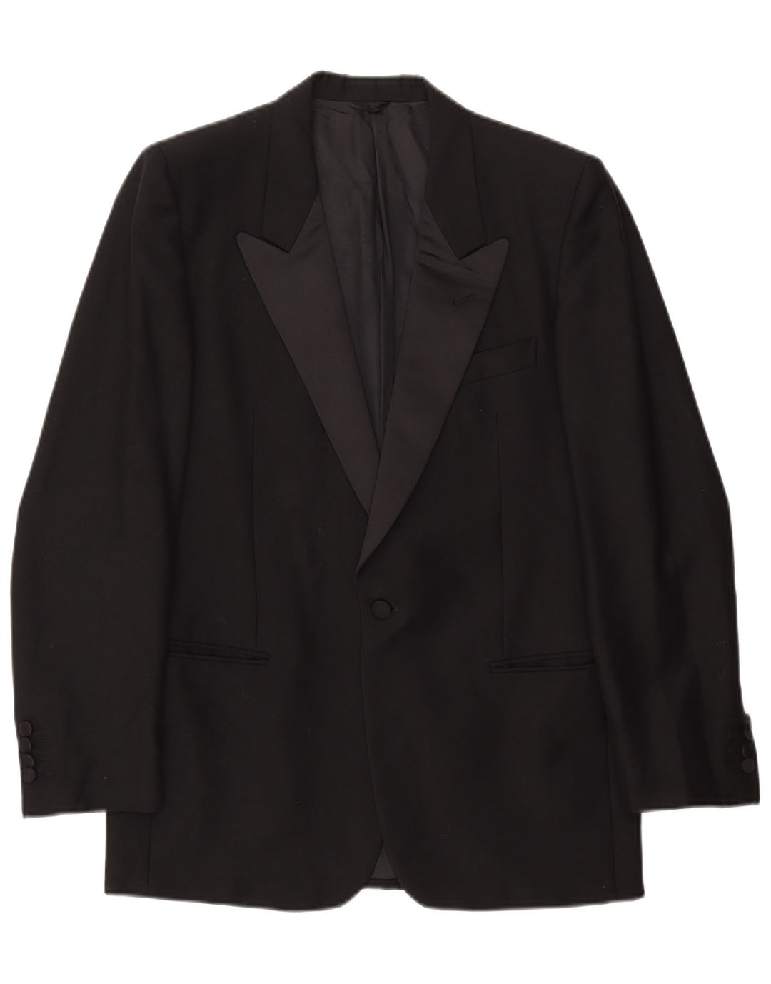 DEL MARE 1911 Chaqueta tipo blazer con 1 botón para hombre UK 38 Medium Black