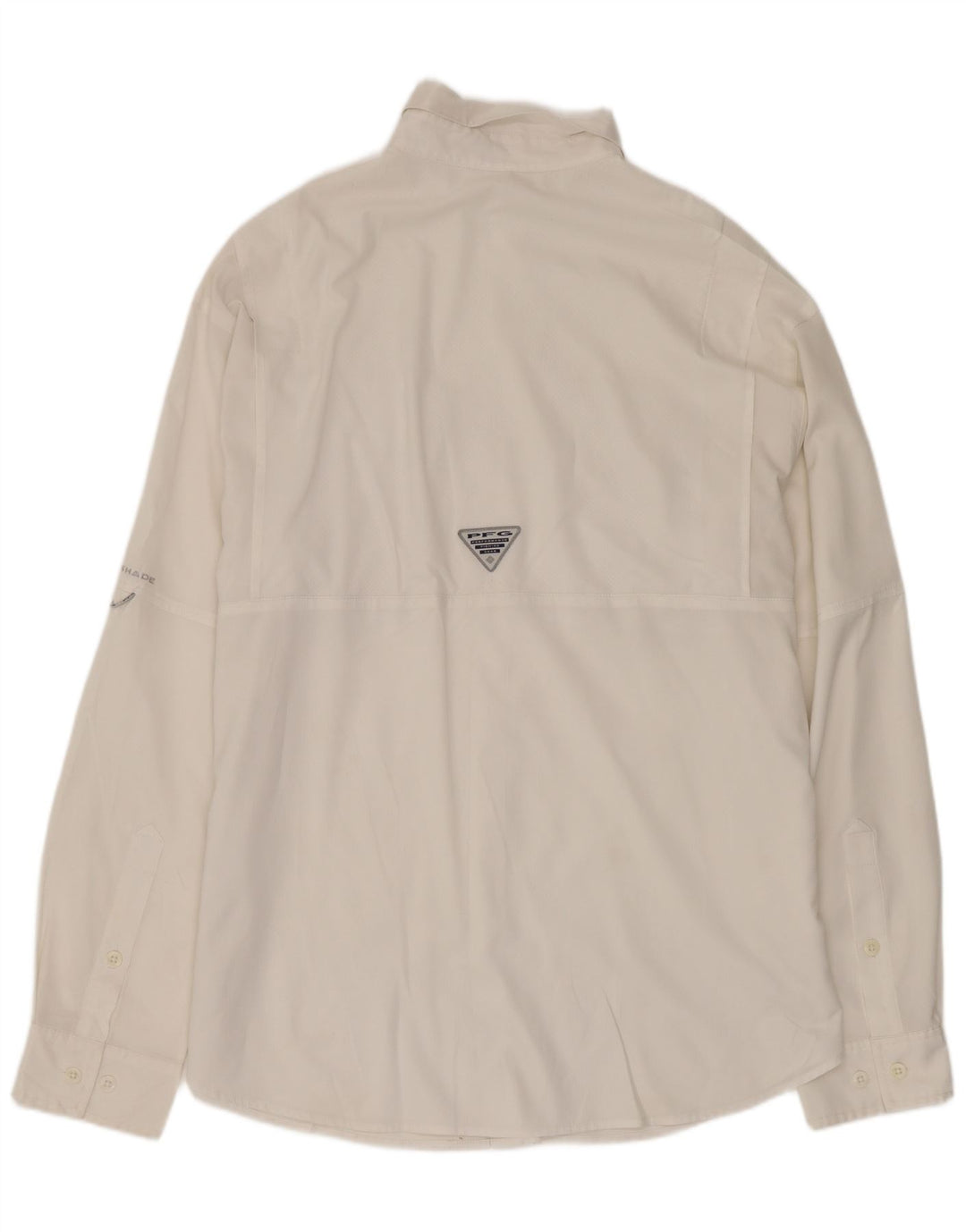 Camisa Columbia Hombre Mediana Blanca Poliéster
