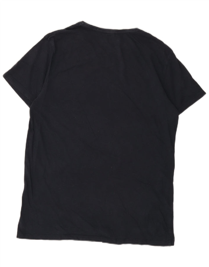 Timberland Camiseta gráfica para hombre Top Medium Azul marino Algodón